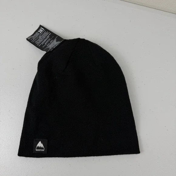 Burton Beanie Adult One Size Pink Black Billboard Reversible Knit Hat Winter NEW - Picture 6 of 8